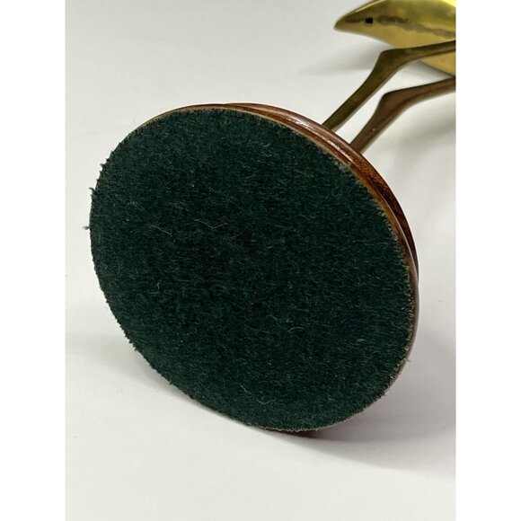 Brass Egret Crane Mid Century Modern 13.5 Inches tall MCM - Picture 13 of 16